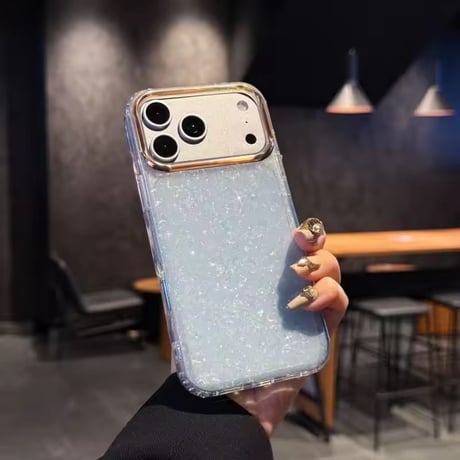 S75889 きらめきラメカラーiPhoneケース