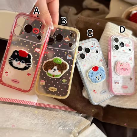 L62552 もこもこアニマルiPhoneケース