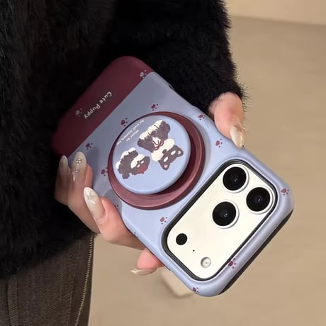 K23215 キュートパピー MagSafeソケット付き iPhoneケース