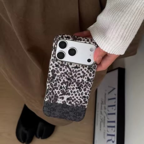 S75994 レオパードレースiPhoneケース