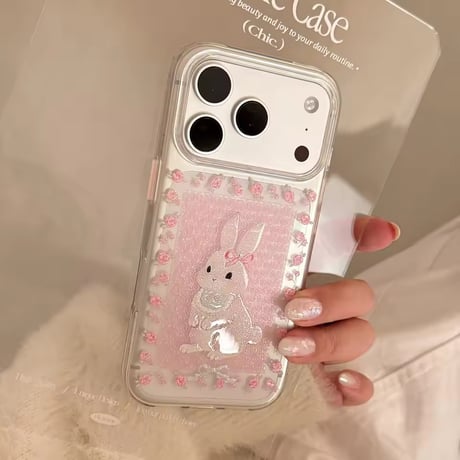 S75899 ローズバニーiPhoneケース