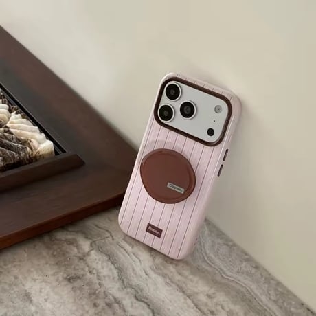 K23366 ニュアンスグリップストライプiPhoneケース