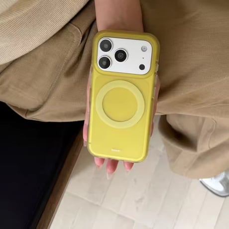 S75924 カラフルサークルMagSafe対応iPhoneケース