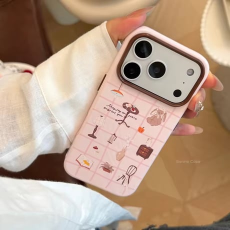 S75961 パリジェンヌチェックiPhoneケース