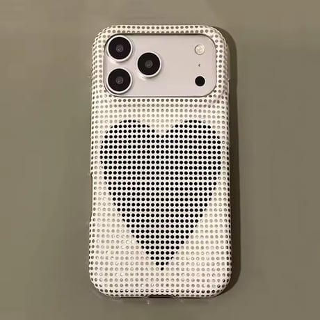 S75749 ドットハート iPhoneケース