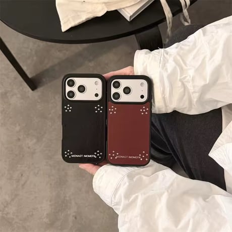S76007 ヴィンテージスタッズiPhoneケース