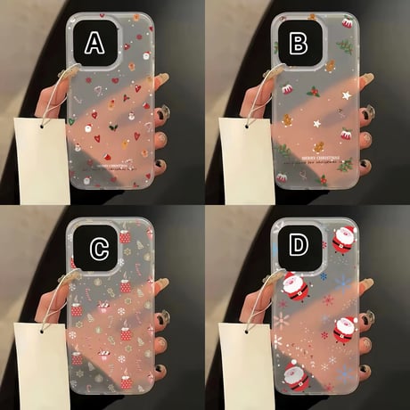 L62544 クリスマスモチーフiPhoneケース