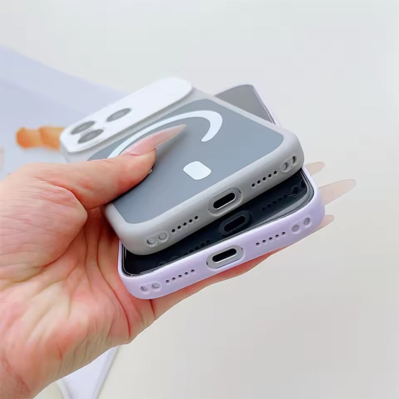 S75732 MagSafe対応 ポップカラーバイカラー iPhoneケース | nanomita