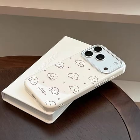 S75778 ぞうさんパターン iPhoneケース