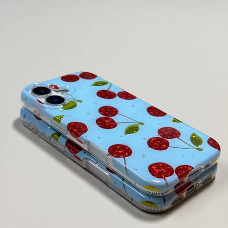 S75927 チェリースパークルiPhoneケース