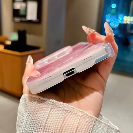 S75887 きらめきシェルiPhoneDuoケース
