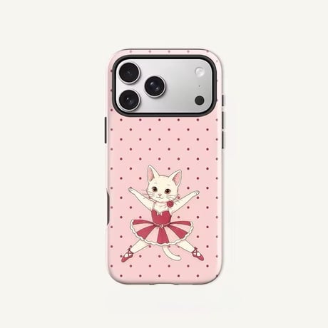 S75903 バレリーナキャットiPhoneケース
