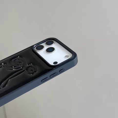 S75772 エンボスリボン iPhoneケース