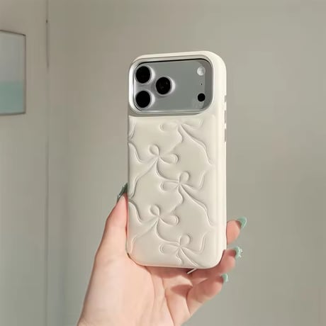 S75843 リボンエンボス iPhoneケース