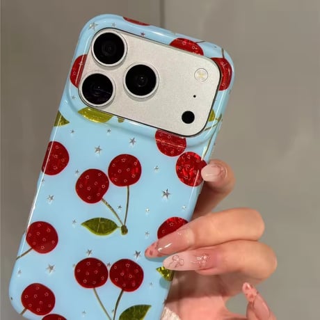S75927 チェリースパークルiPhoneケース