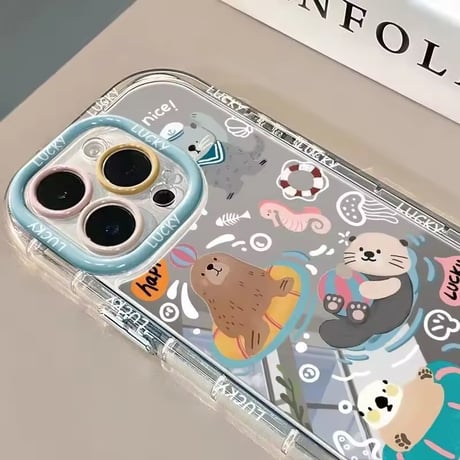 S75761 アニマルプール iPhoneケース