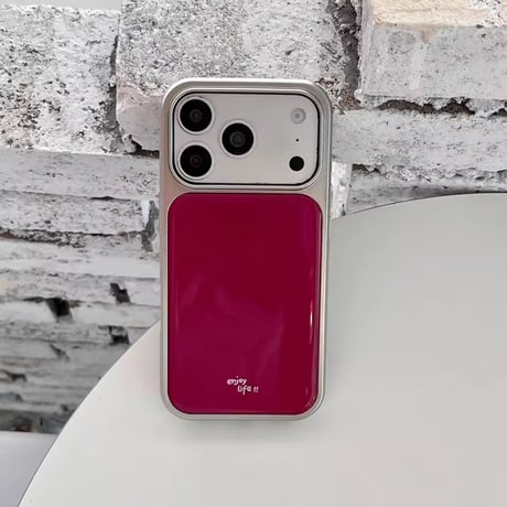 S75973 カラーパネルフレームiPhoneケース