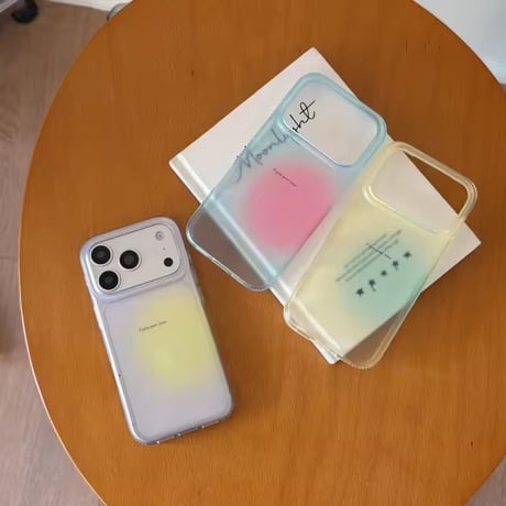 L62486 ニュアンスクリアカラー iPhoneケース