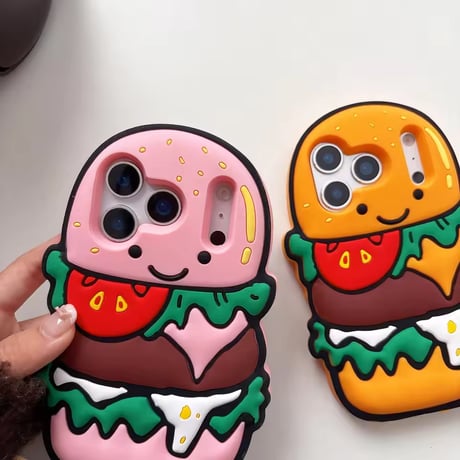 S75963 スマイルバーガーiPhoneケース