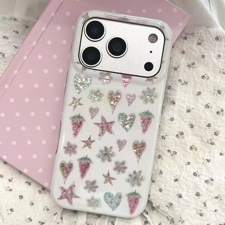 S75741 ジュエリーストロベリー iPhoneケース