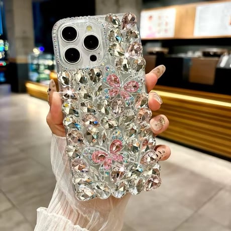 【即納商品】S74970 ジュエリーバタフライ iPhoneケース