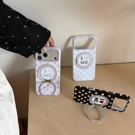 K23227 ドットリングスタンド iPhoneケース