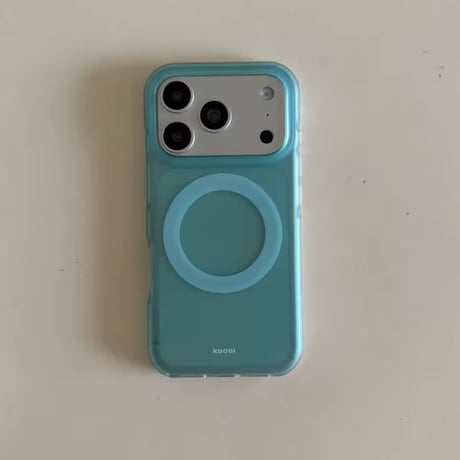 S75924 カラフルサークルMagSafe対応iPhoneケース