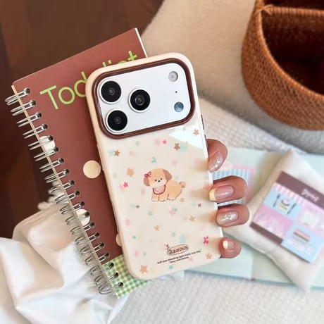 S75992 ゆめかわわんこiPhoneケース