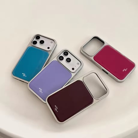 S75973 カラーパネルフレームiPhoneケース