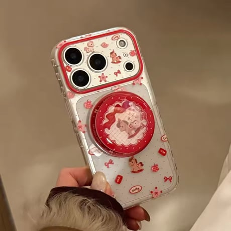 K23208     レトロトイMagSafeソケット付きクリアiPhoneケース