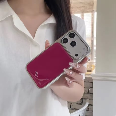 S75973 カラーパネルフレームiPhoneケース