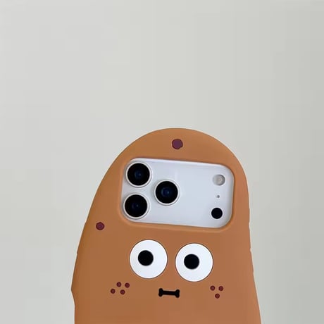 S75962 ポテトキャラクターチャーム付きiPhoneケース
