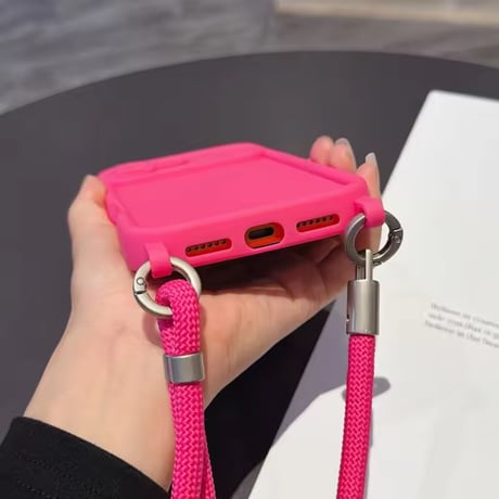 K23329 エスニックストラップiPhoneケース
