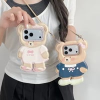 K23323 くまさんショルダーiPhoneケース