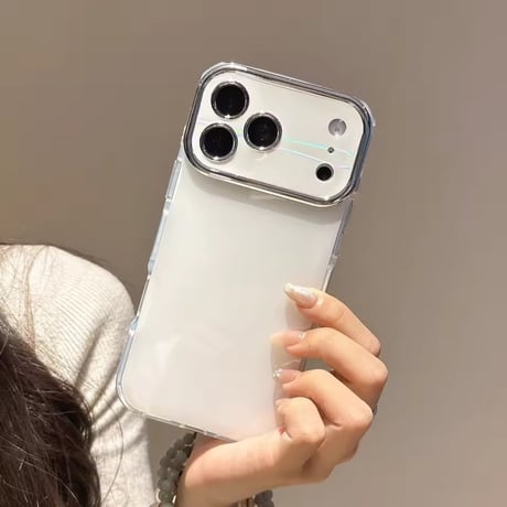 【即納商品】S75565 オーロラグラデーションフレーム iPhoneケース