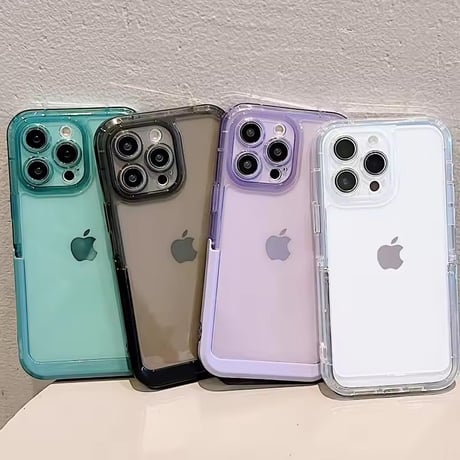 【即納商品】K23065 クリアカラーフレーム スタンドiPhoneケース