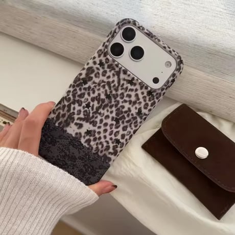 S75994 レオパードレースiPhoneケース