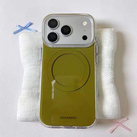 S75929 ニュアンスカラーMagSafeクリアiPhoneケース