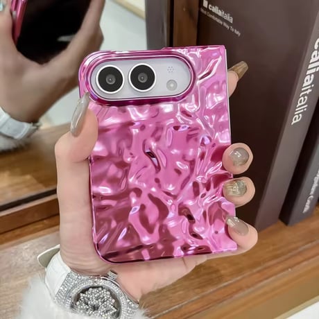 S75902 メタリックウェーブiPhoneDuoケース