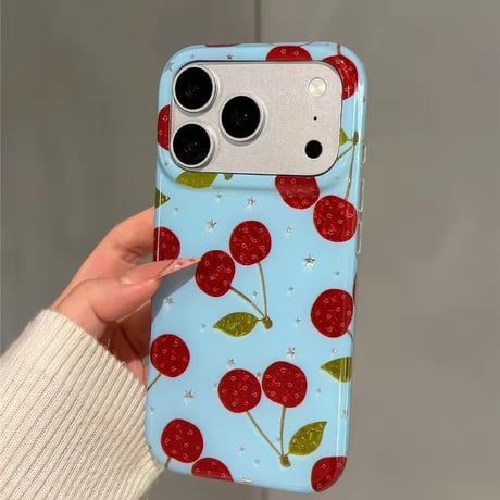 S75927 チェリースパークルiPhoneケース