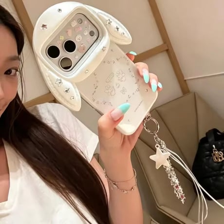K23298 パールバニーiPhoneケース