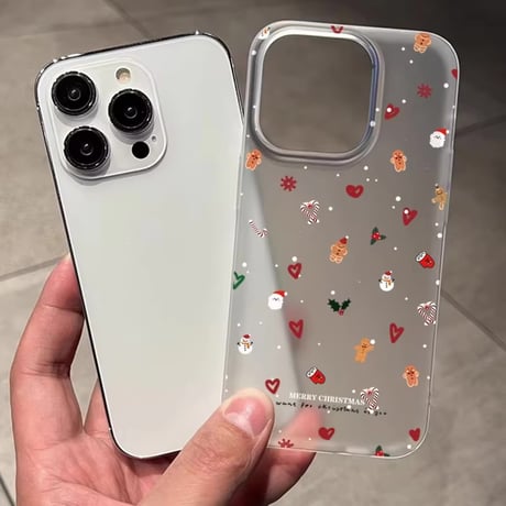 L62544 クリスマスモチーフiPhoneケース