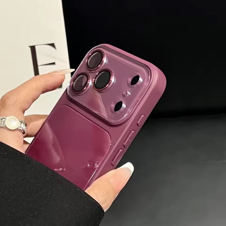 S75957 グロッシーカラーフレームiPhoneケース