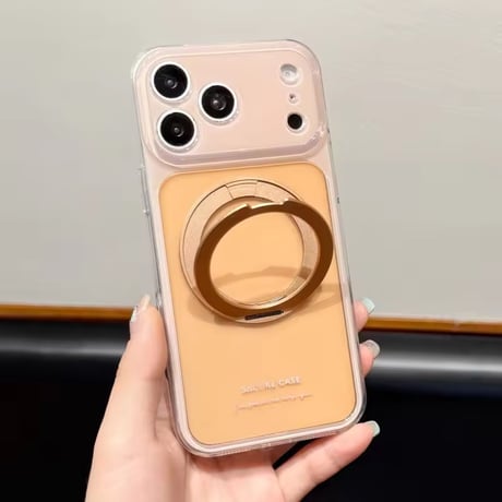 K23272 カラーフレームリングスタンド MagSafe iPhoneケース