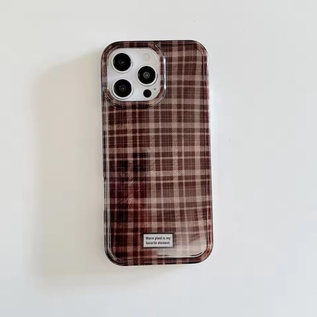 【即納商品】S75241 ウォームチェック ニュアンスiPhoneケース