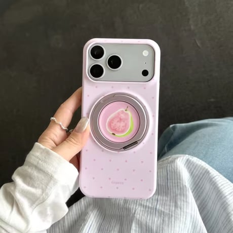 K23194 フルーツリングスタンド付き iPhoneケース