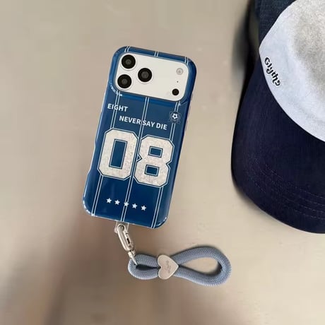 K23193 ナンバーロゴ ハンドストラップ付き iPhoneケース