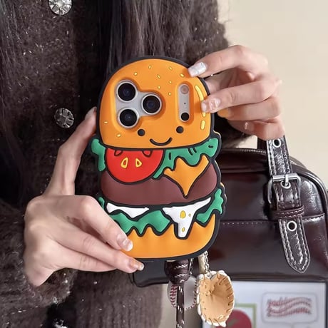 S75963 スマイルバーガーiPhoneケース