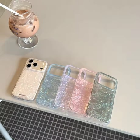 S76005 ニュアンスシェルiPhoneケース