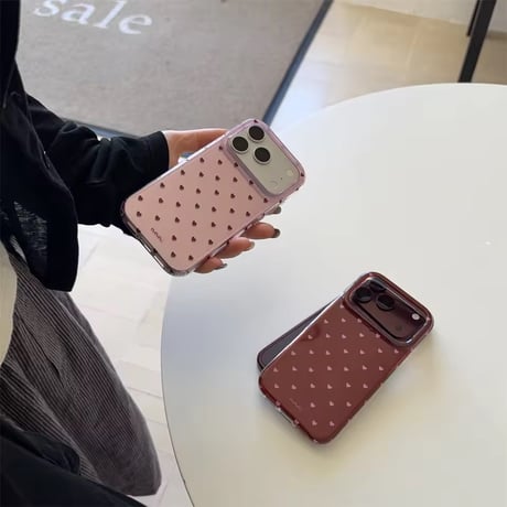 S75986 ミニハートドットiPhoneケース